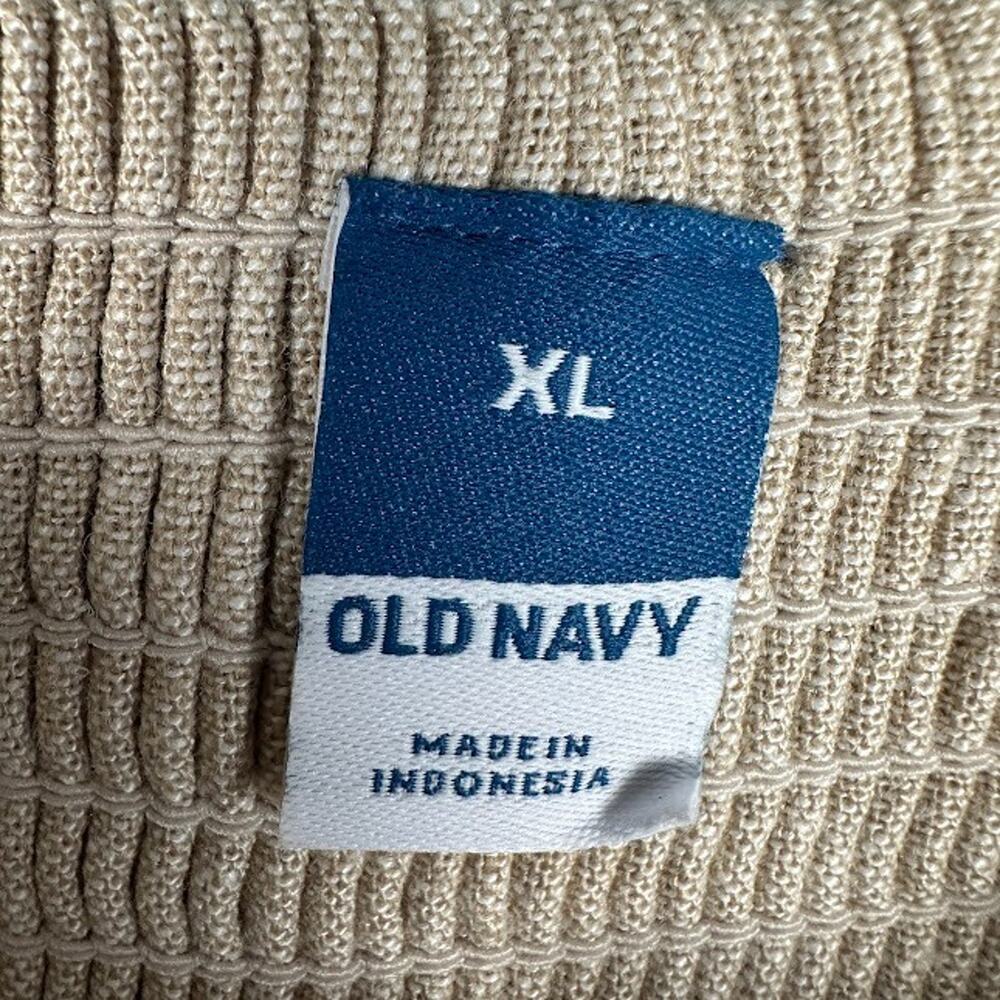 Old Navy Dress Womens Extra Large Tan Linen Sleeveless Minimalist Neutral Resort - Picture 6 of 11